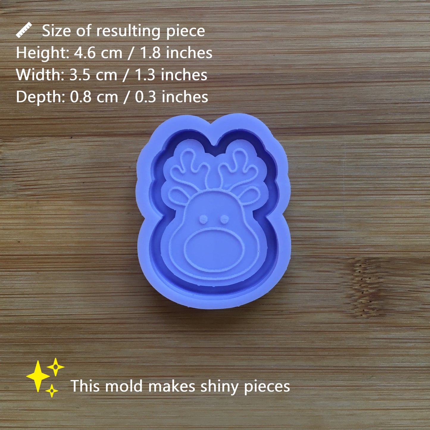 Reindeer Shaker Silicone Mold - The Crafts and Glitter Shop