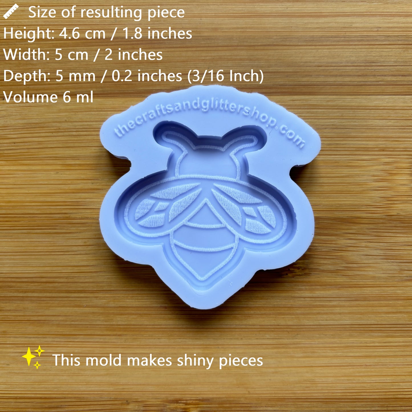 Bee Silicone Mold - The Crafts and Glitter Shop
