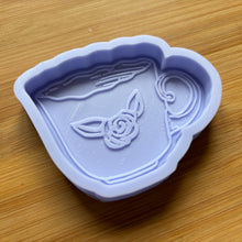 Load image into Gallery viewer, 2.8&quot; Floral Teacup Silicone Mold