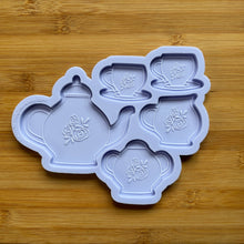 Load image into Gallery viewer, Vintage High Tea Floral Set Silicone Mold