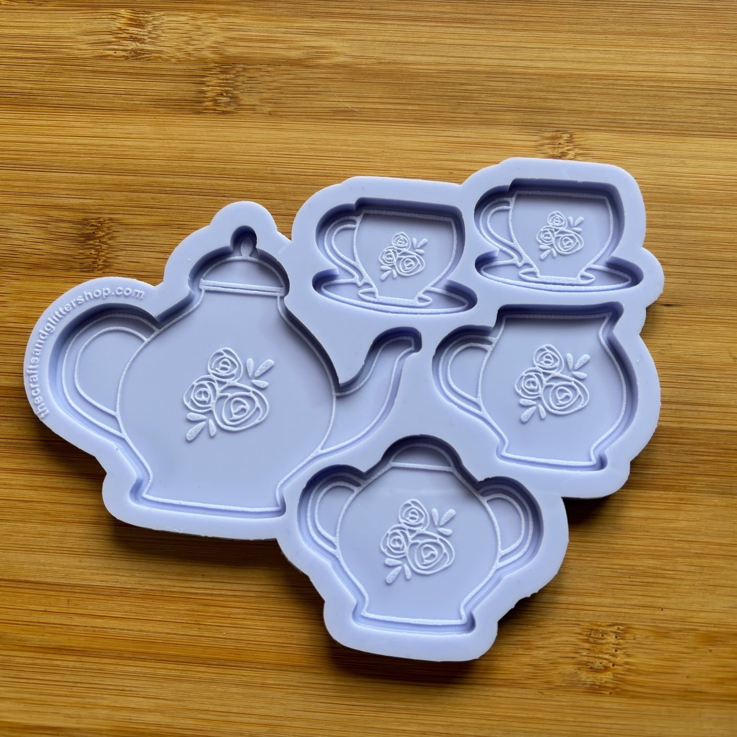 Vintage High Tea Floral Set Silicone Mold