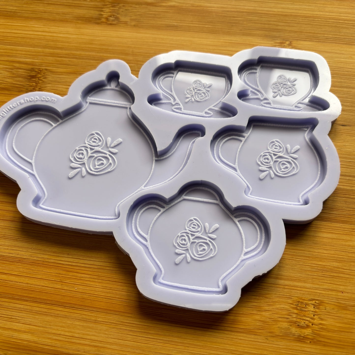 Vintage High Tea Floral Set Silicone Mold