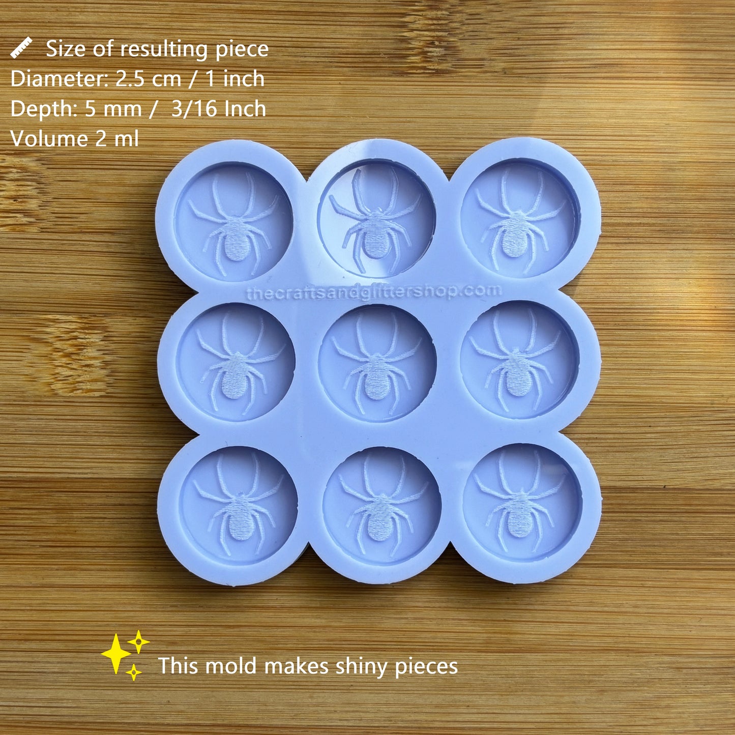 Spider Silicone Mold - The Crafts and Glitter Shop