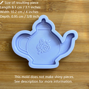 4" Teapot Silicone Mold, Food Safe