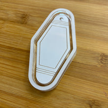 Load image into Gallery viewer, 3.5&quot; Hotel Tag Acrylic Mold Blank