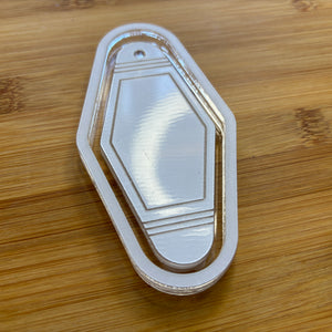 3.5" Hotel Tag Acrylic Mold Blank