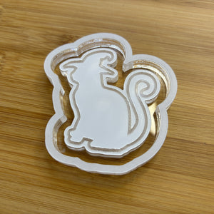 Witchy Cat Acrylic Mold Blank