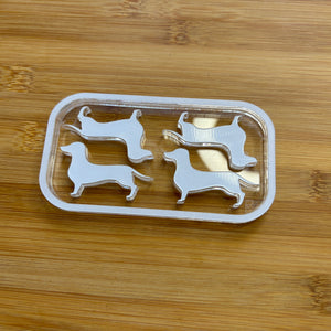 2" Dachshund Acrylic Mold Blank