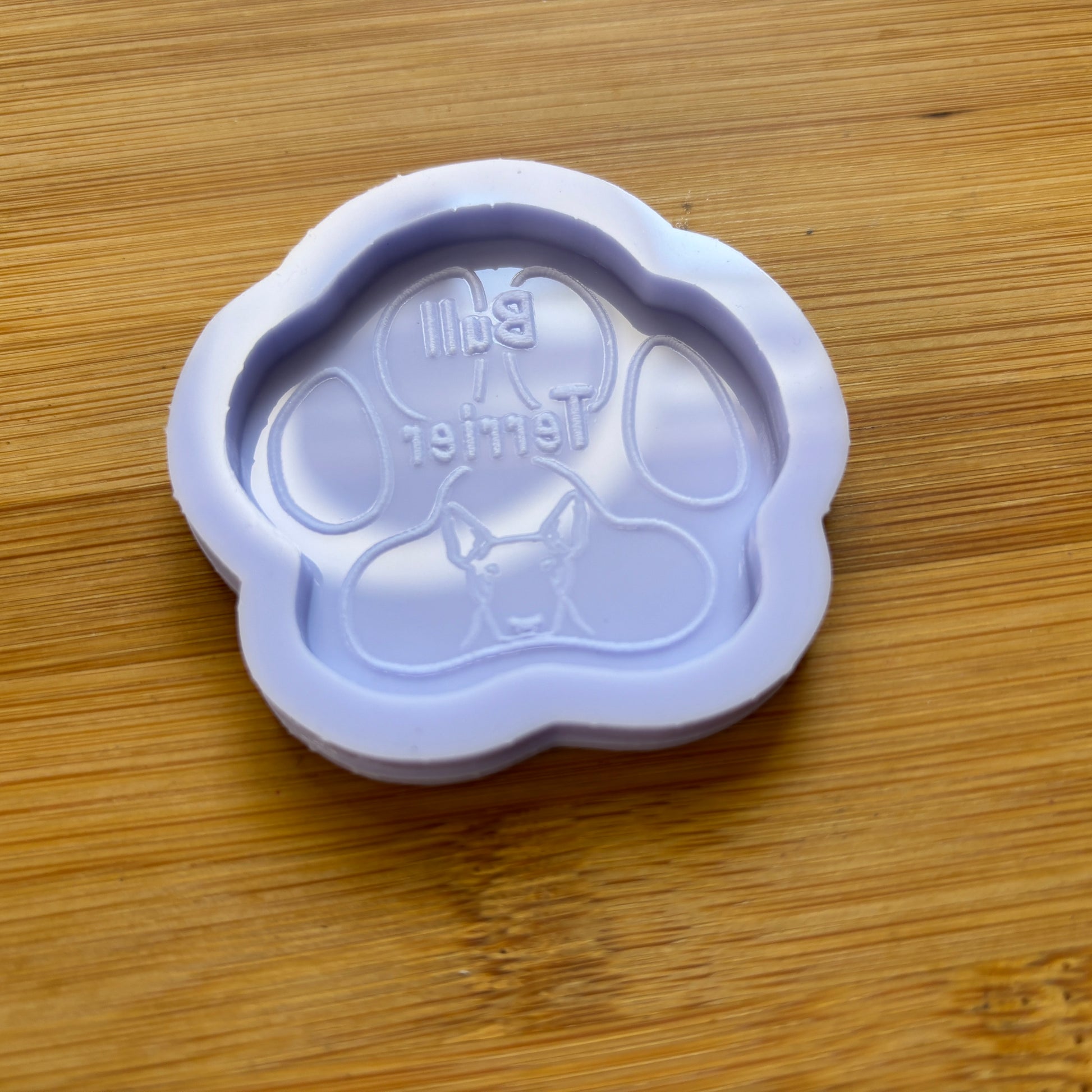 2" Bull Terrier Paw Silicone Mold - The Crafts and Glitter Shop
