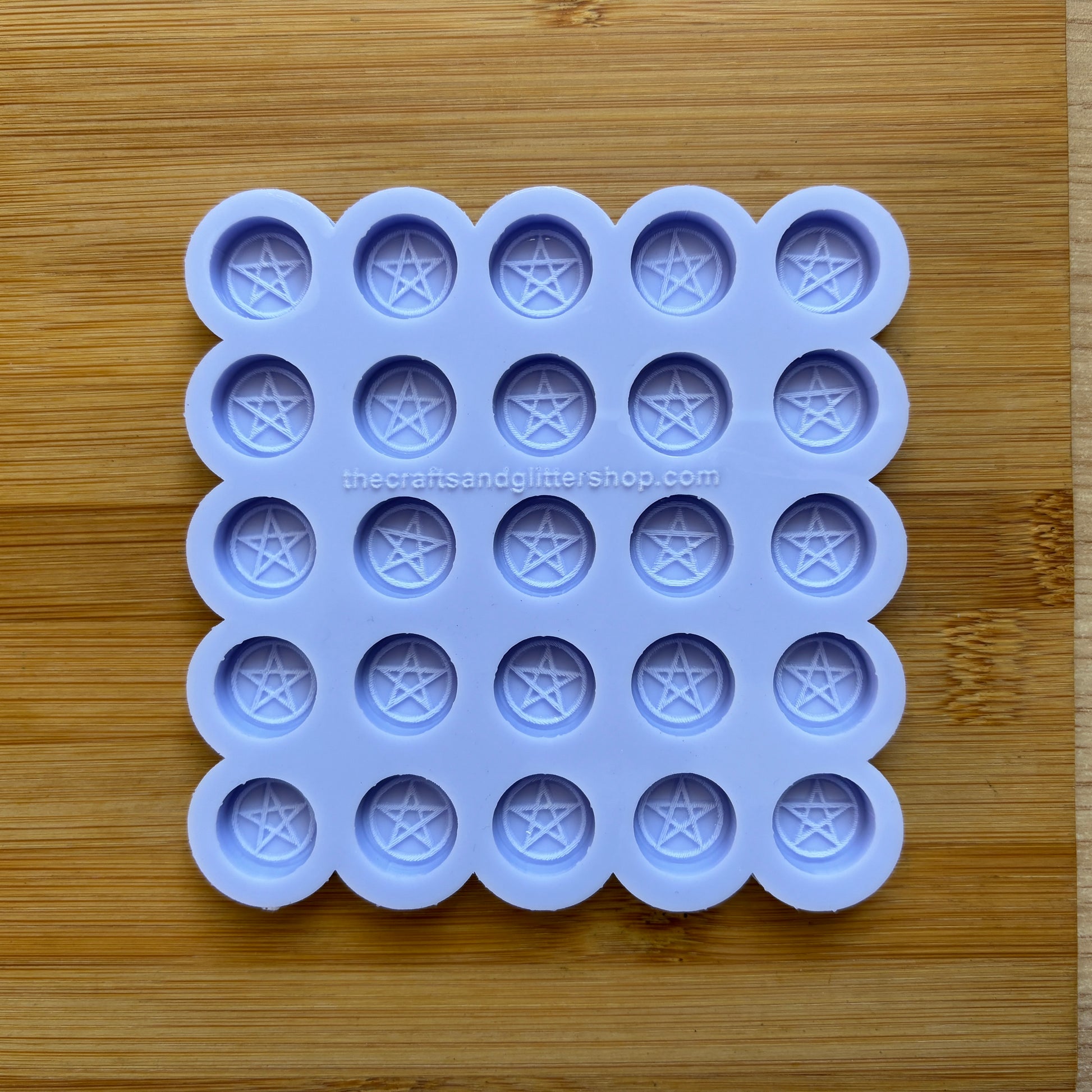 15mm Pentagram Silicone Mold - The Crafts and Glitter Shop