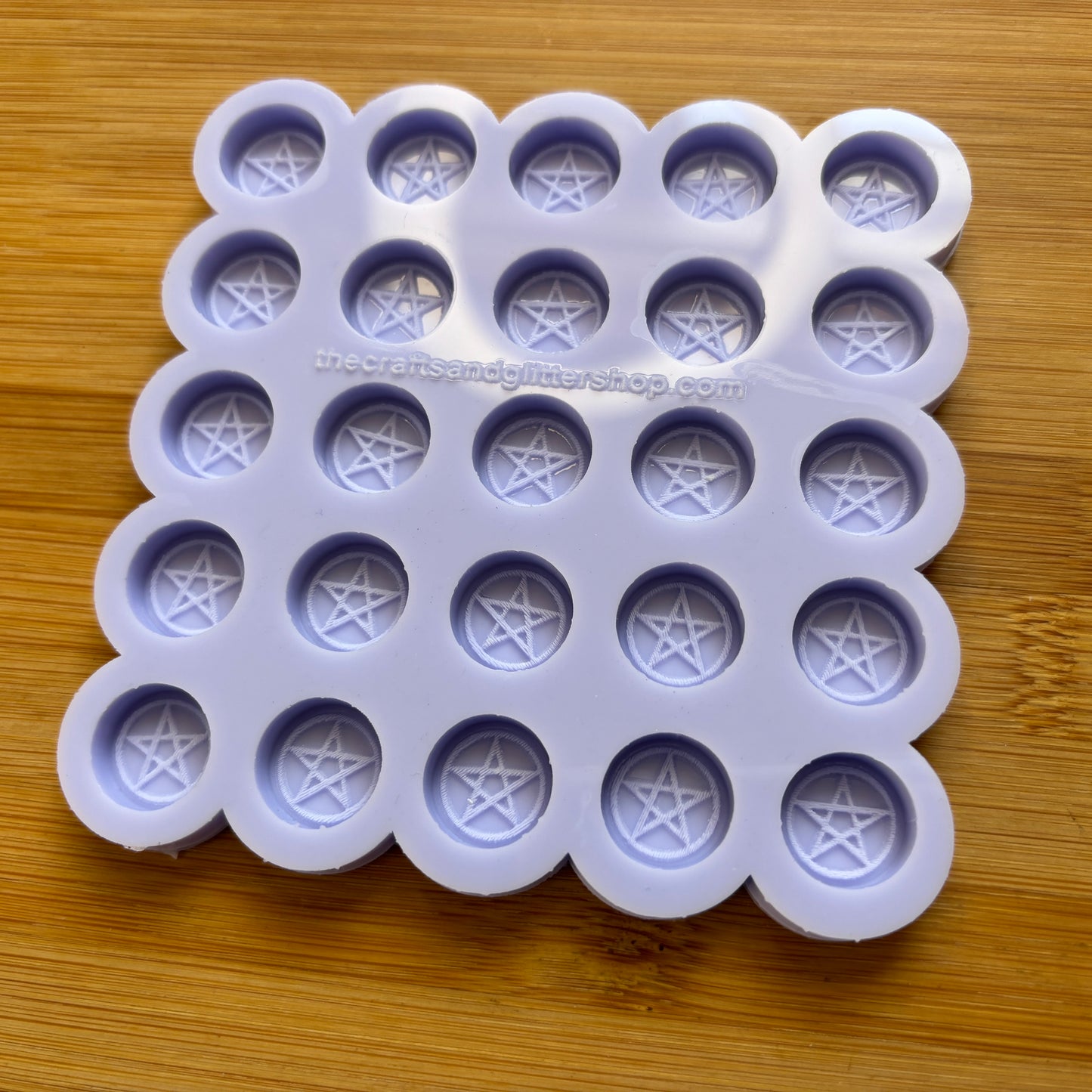 15mm Pentagram Silicone Mold - The Crafts and Glitter Shop
