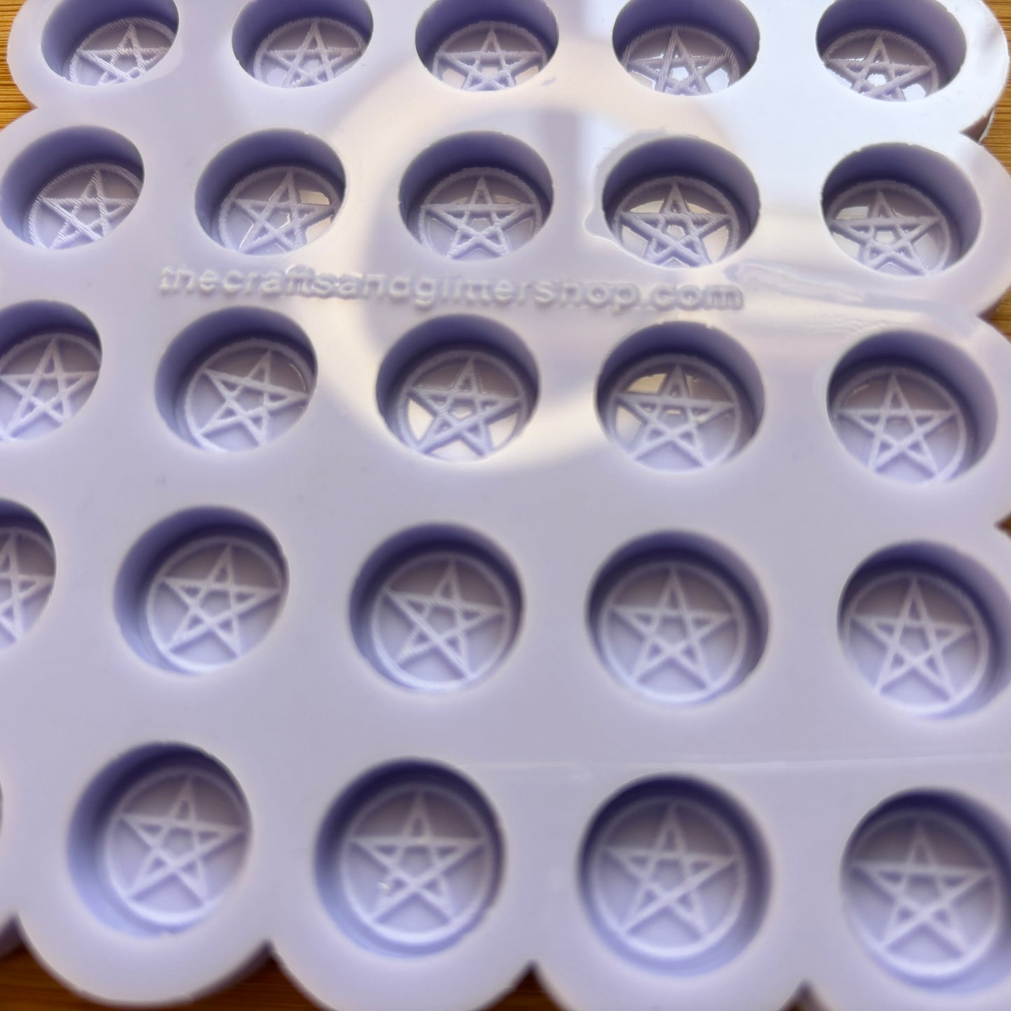 15mm Pentagram Silicone Mold - The Crafts and Glitter Shop