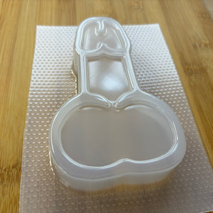 5" Penis Plastic Mold - 4.8 oz