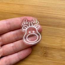 Load image into Gallery viewer, 1 pc Reindeer Clear Acrylic Shape