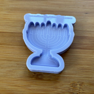 2.1" Menorah Silicone Mold