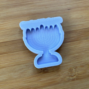 2.1" Menorah Silicone Mold