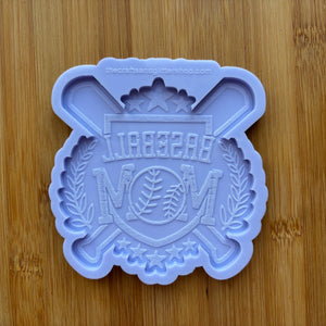 4" Baseball Mom Silicone Mold