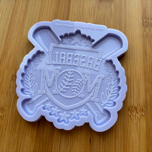 4" Baseball Mom Silicone Mold