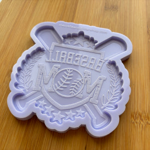 4" Baseball Mom Silicone Mold