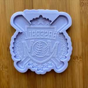 4" Baseball Mom Silicone Mold