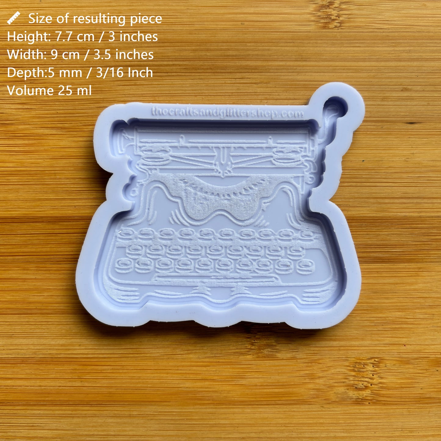 Typewriter Silicone Mold - The Crafts and Glitter Shop
