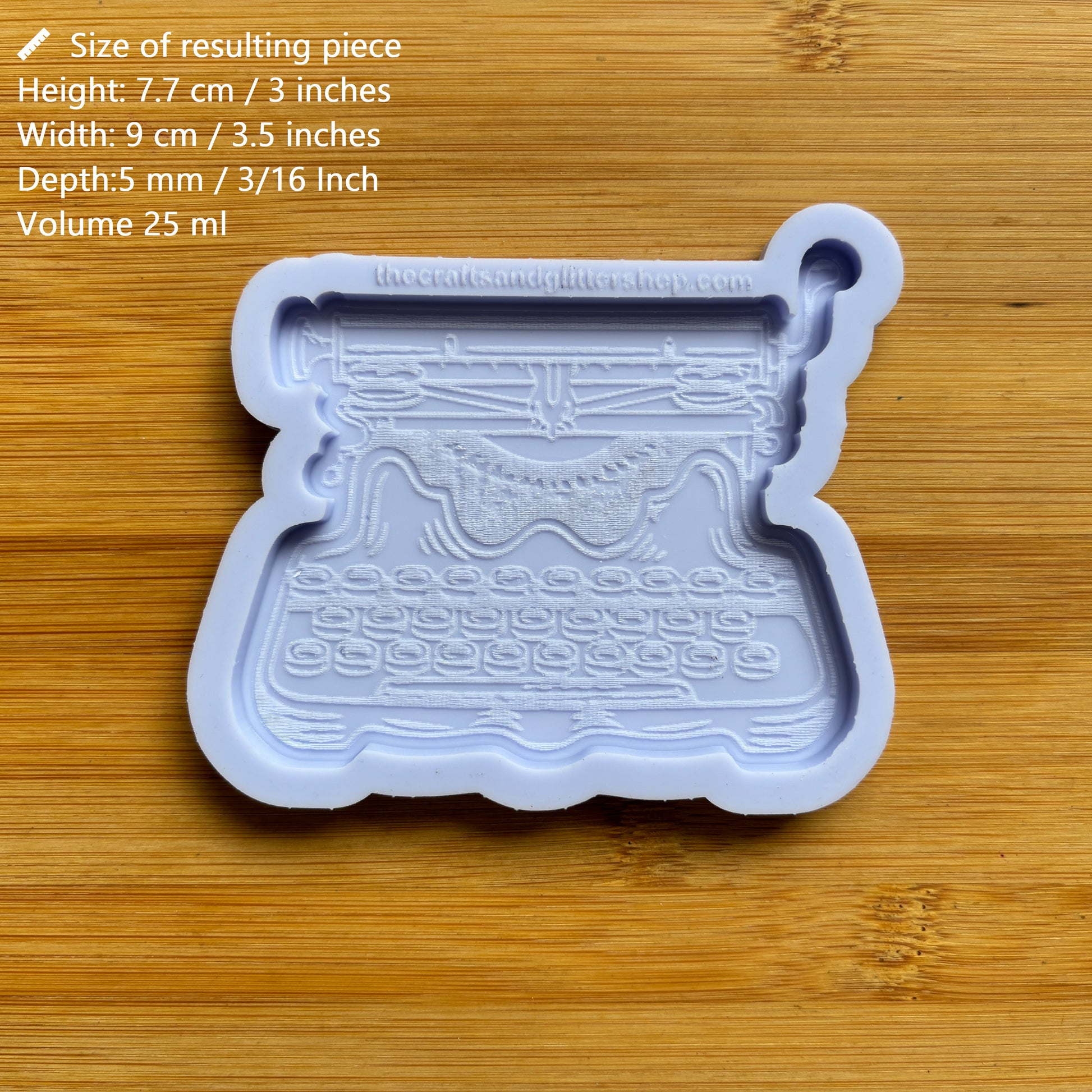 Typewriter Silicone Mold - The Crafts and Glitter Shop