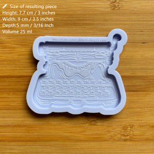 3.5" Typewriter Silicone Mold