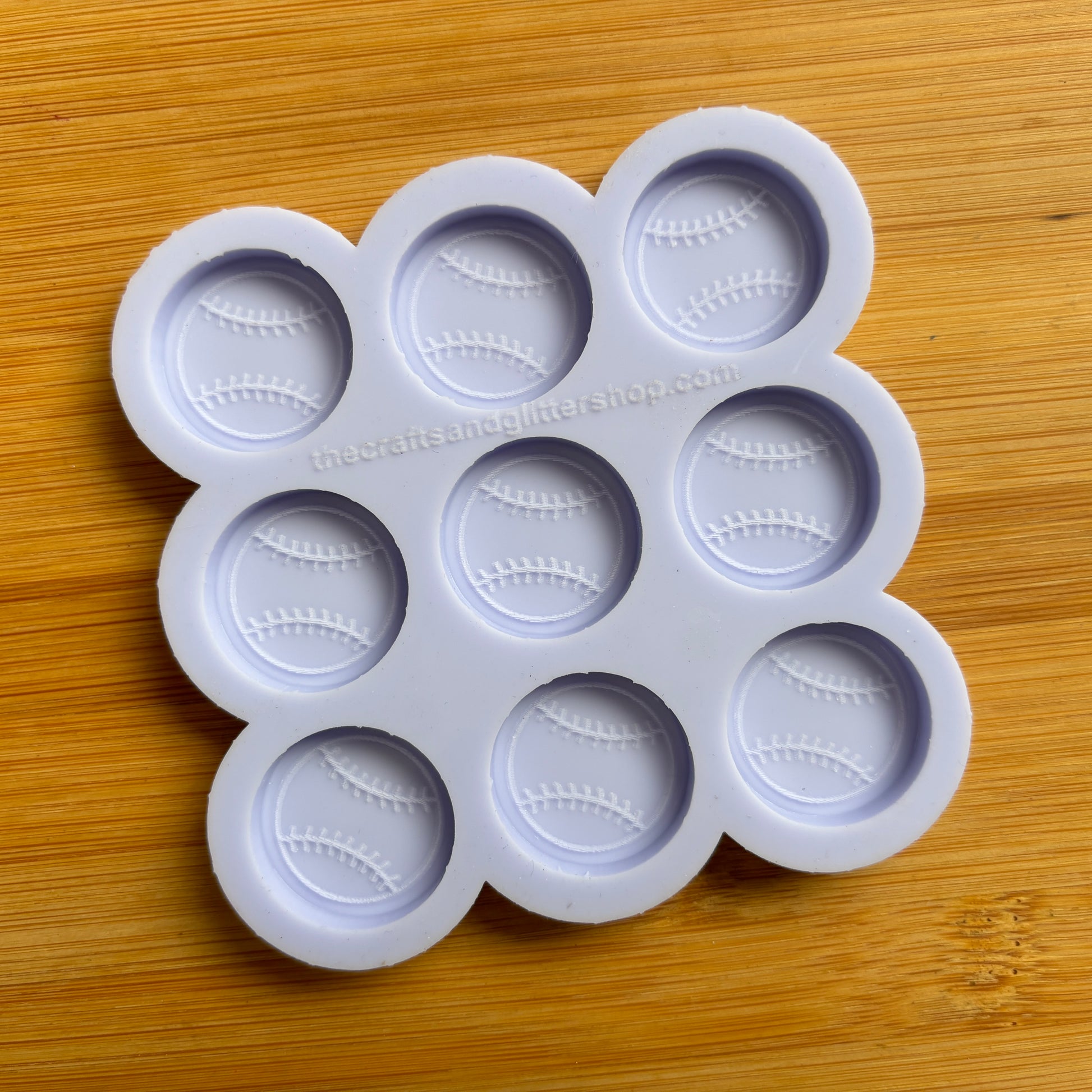 1" Baseball Silicone Mold - The Crafts and Glitter Shop