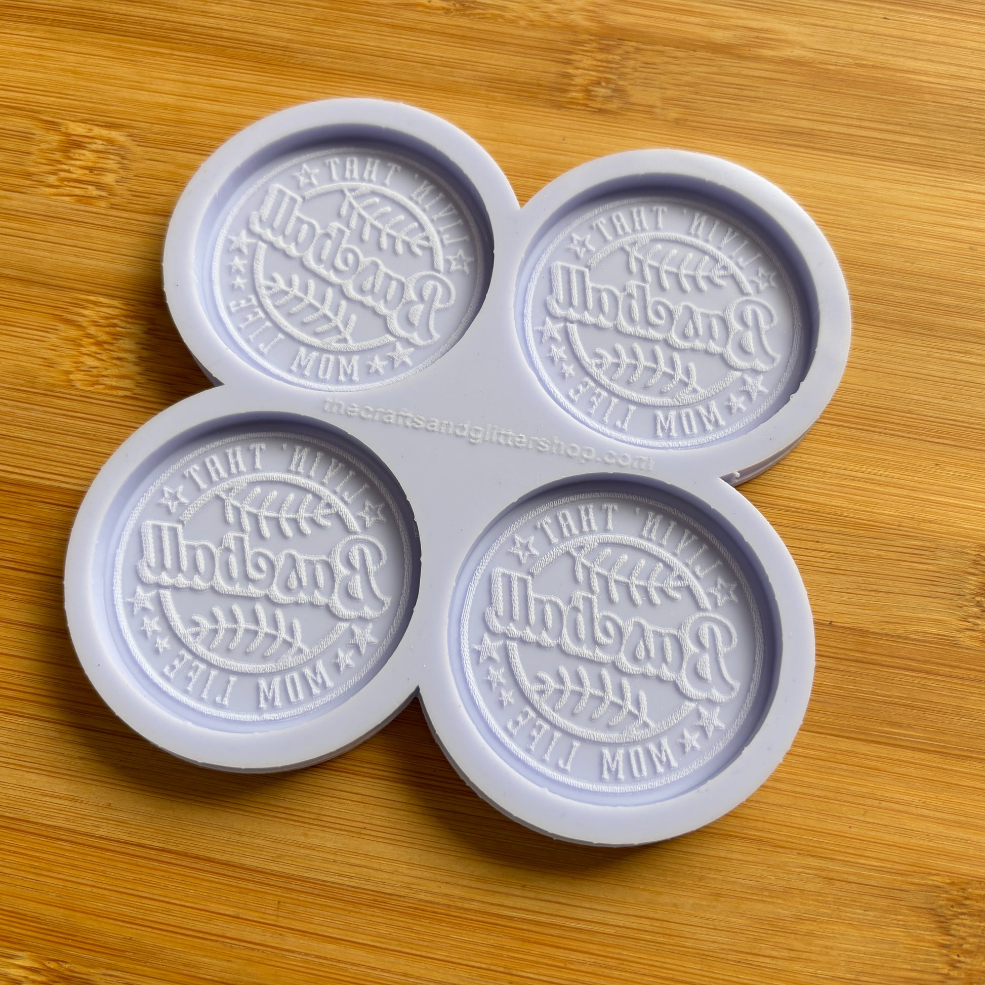 Baseball Mom Silicone Mold - The Crafts and Glitter Shop