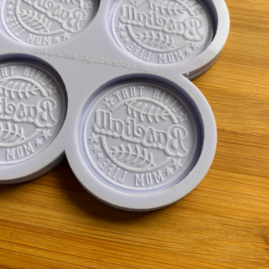Baseball Mom Silicone Mold - The Crafts and Glitter Shop