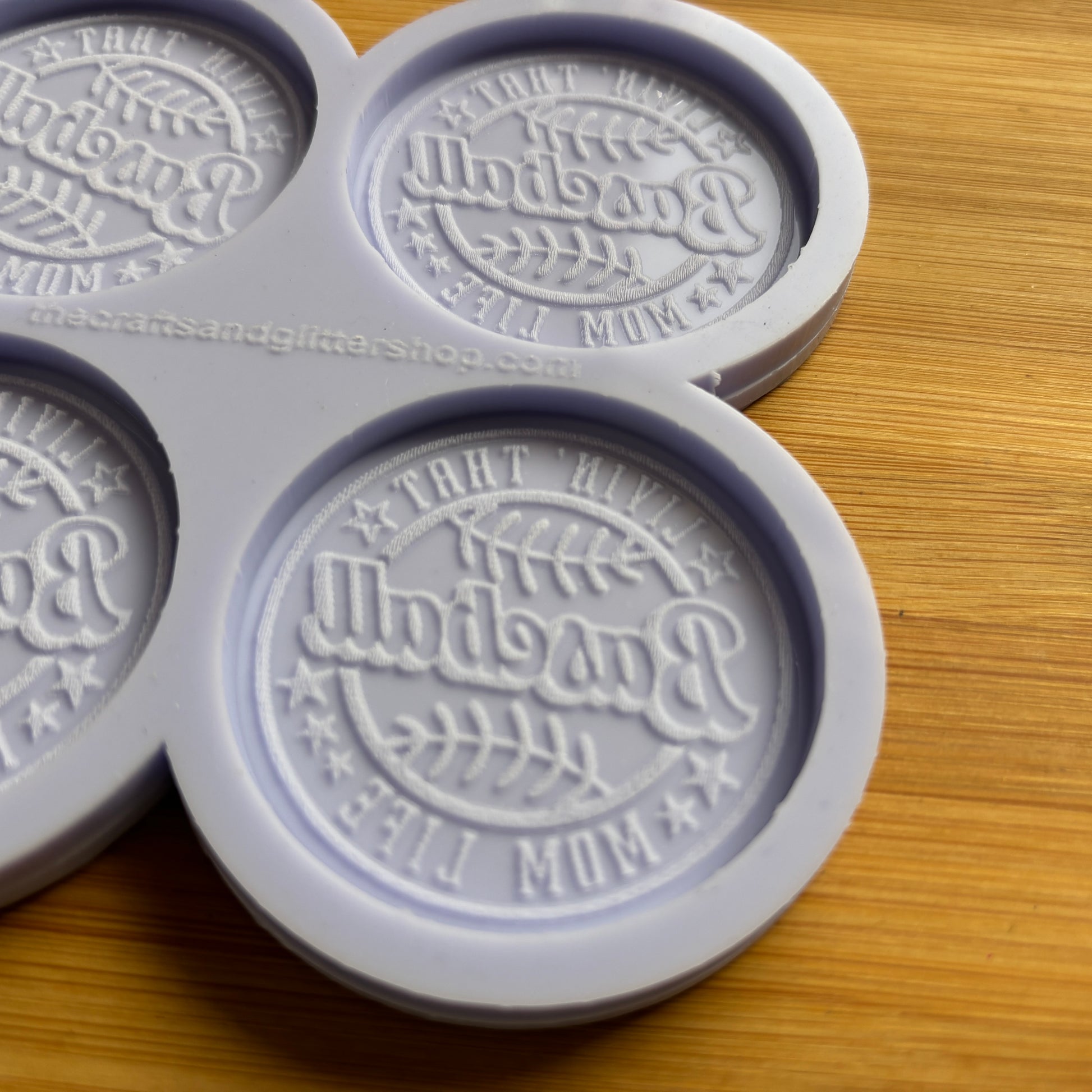 Baseball Mom Silicone Mold - The Crafts and Glitter Shop