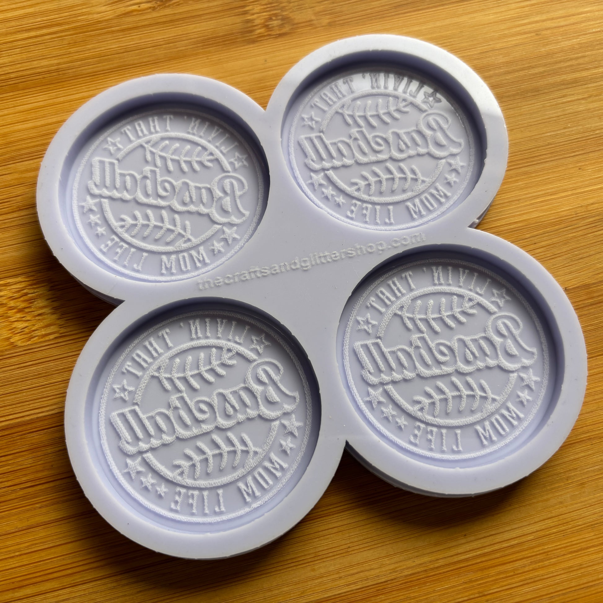 Baseball Mom Silicone Mold - The Crafts and Glitter Shop
