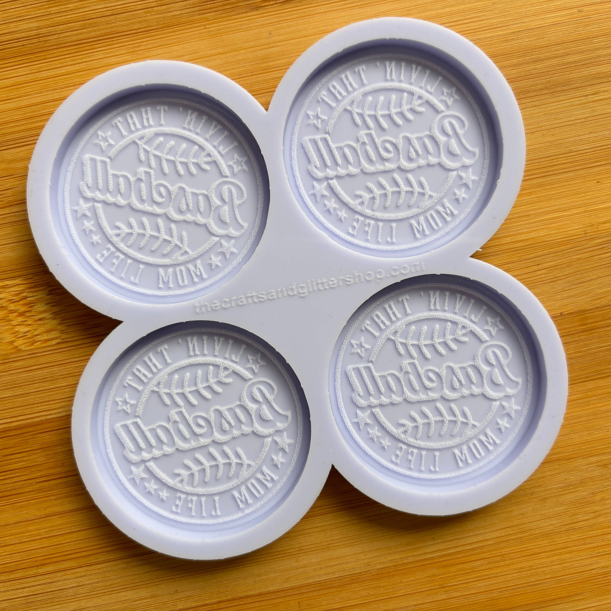 Baseball Mom Silicone Mold - The Crafts and Glitter Shop