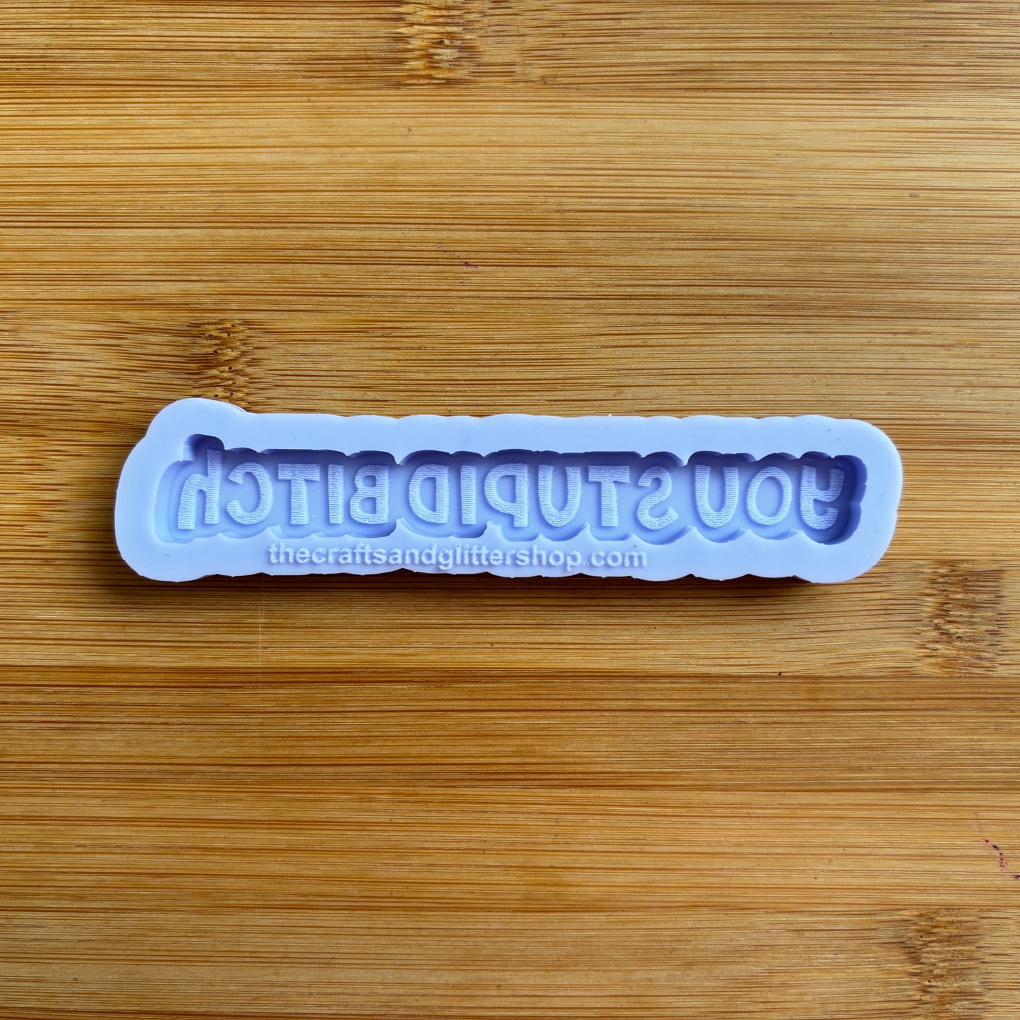 4" You Stupid Bitch Silicone Mold - The Crafts and Glitter Shop