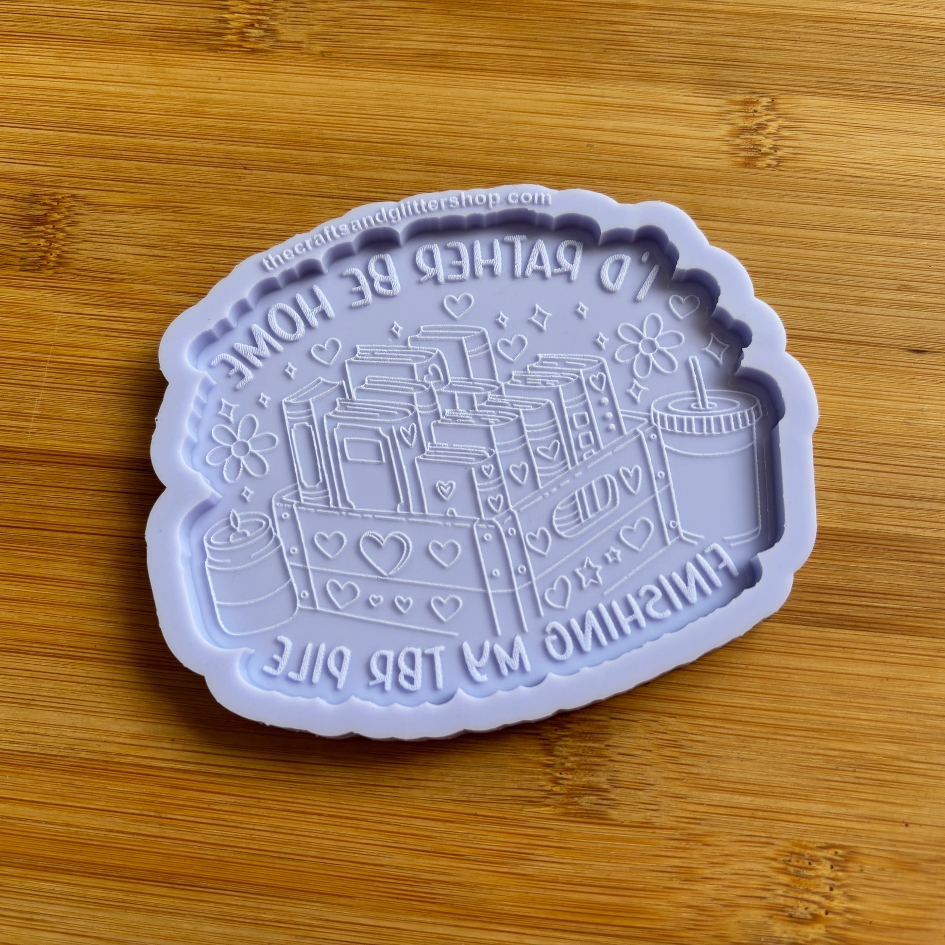 Bookish TBR Pile Silicone Mold - The Crafts and Glitter Shop
