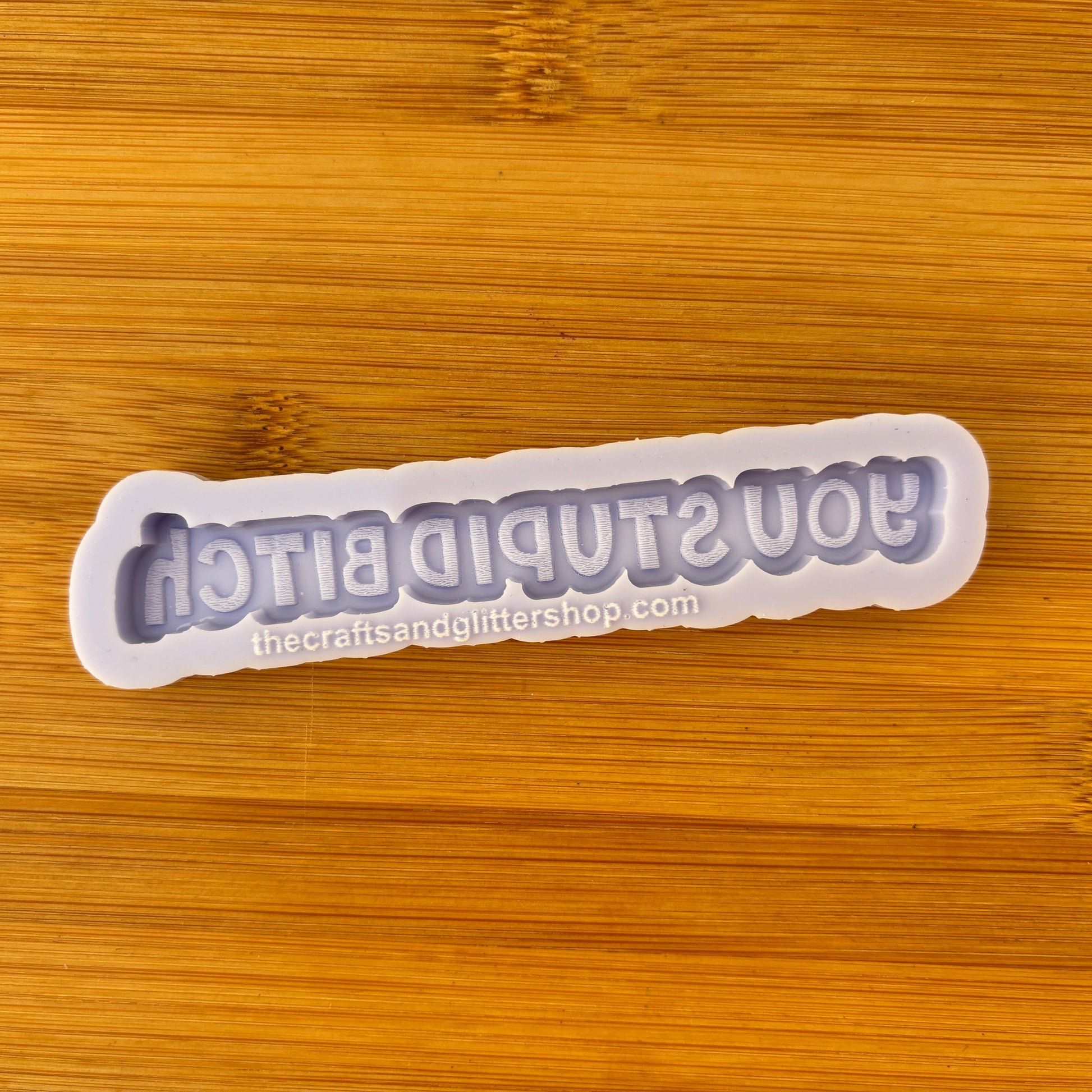 4" You Stupid Bitch Silicone Mold - The Crafts and Glitter Shop