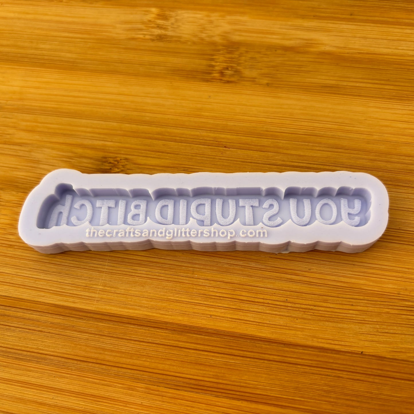 4" You Stupid Bitch Silicone Mold - The Crafts and Glitter Shop