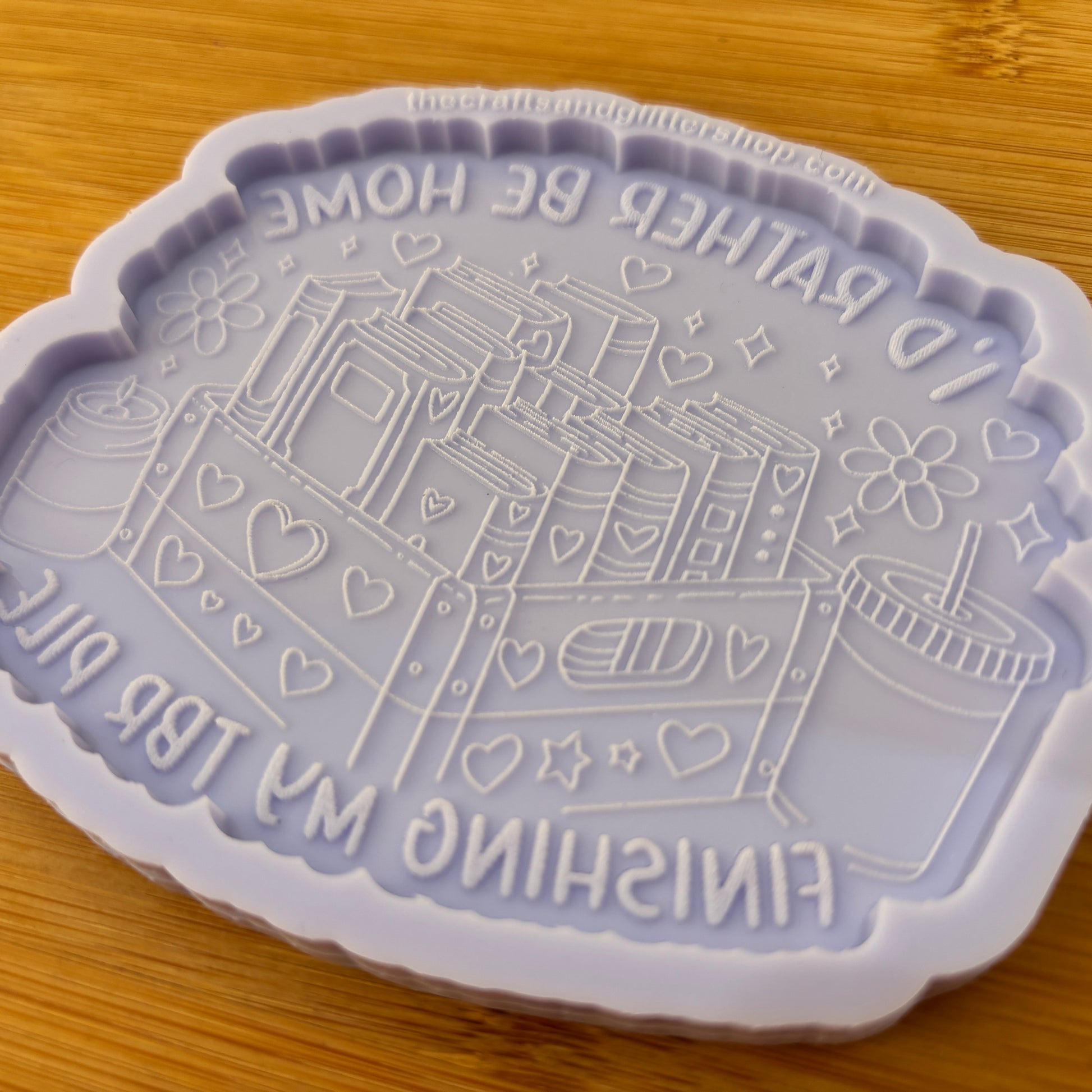Bookish TBR Pile Silicone Mold - The Crafts and Glitter Shop