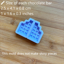 Load image into Gallery viewer, 4cm Bitten Chocolate Bar Silicone Mold