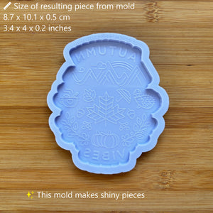 4" Autumn Vibes Silicone Mold