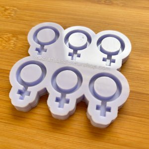 3cm Female Symbol Silicone Mold