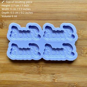 2.3" Fuck Silicone Mold