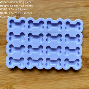 1" Bone Silicone Mold