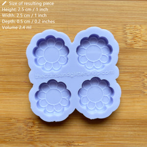 1" Flower Silicone Mold