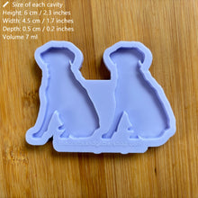 Load image into Gallery viewer, 6cm Labrador Silicone Mold