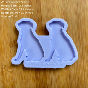 6cm Labrador Silicone Mold