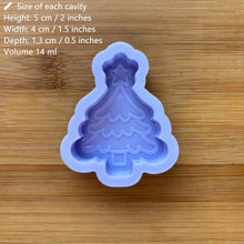 Load image into Gallery viewer, 2&quot; Christmas Tree Silicone Mold