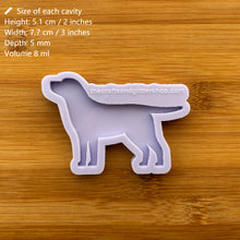 Load image into Gallery viewer, 3&quot; Labrador Silicone Mold