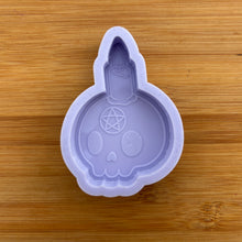 Load image into Gallery viewer, 3.3&quot; Protection Skull Candle Silicone Mold