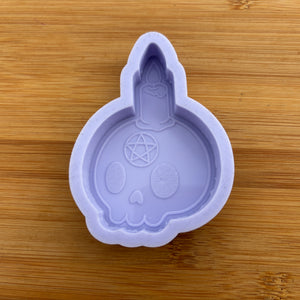 3.3" Protection Skull Candle Silicone Mold